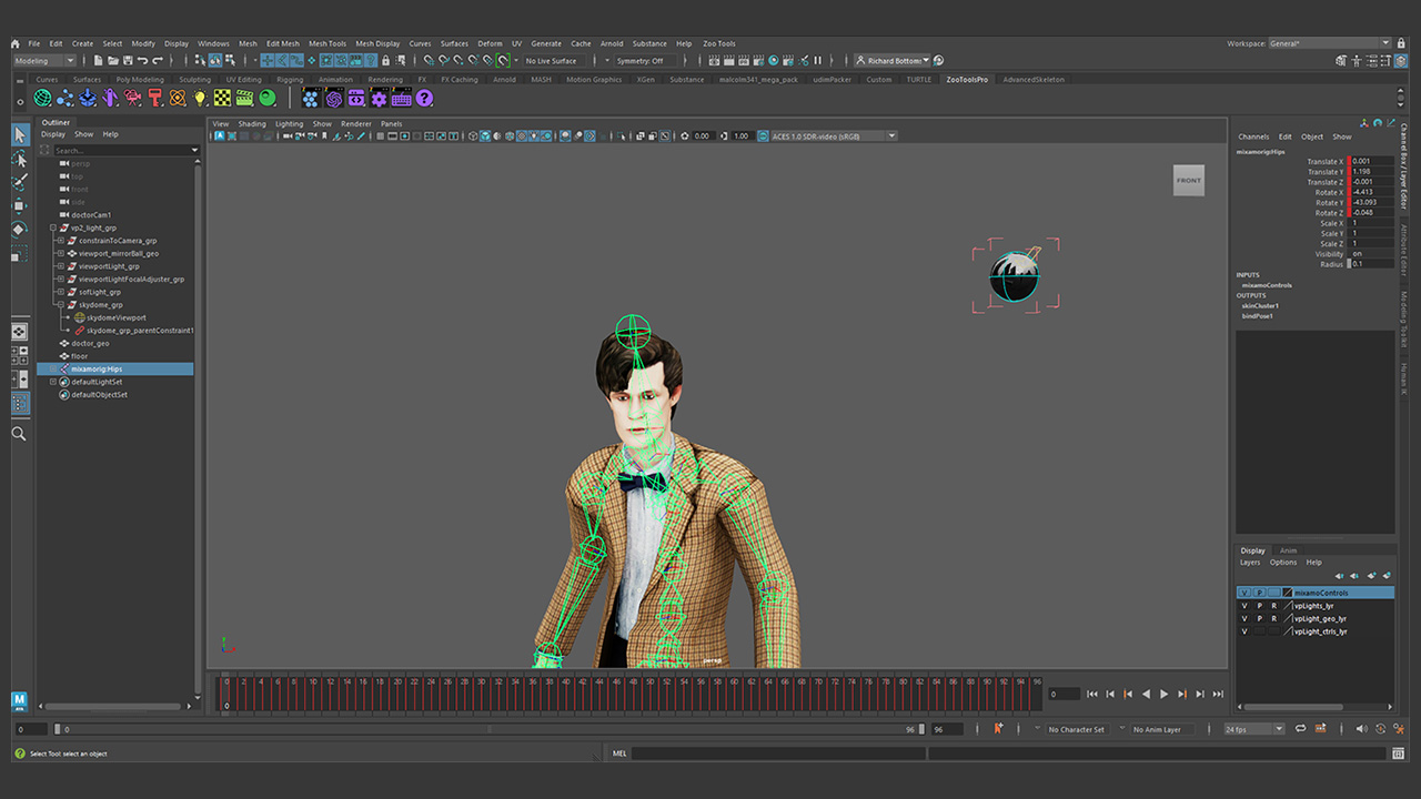 The 11th Doctor Rigged